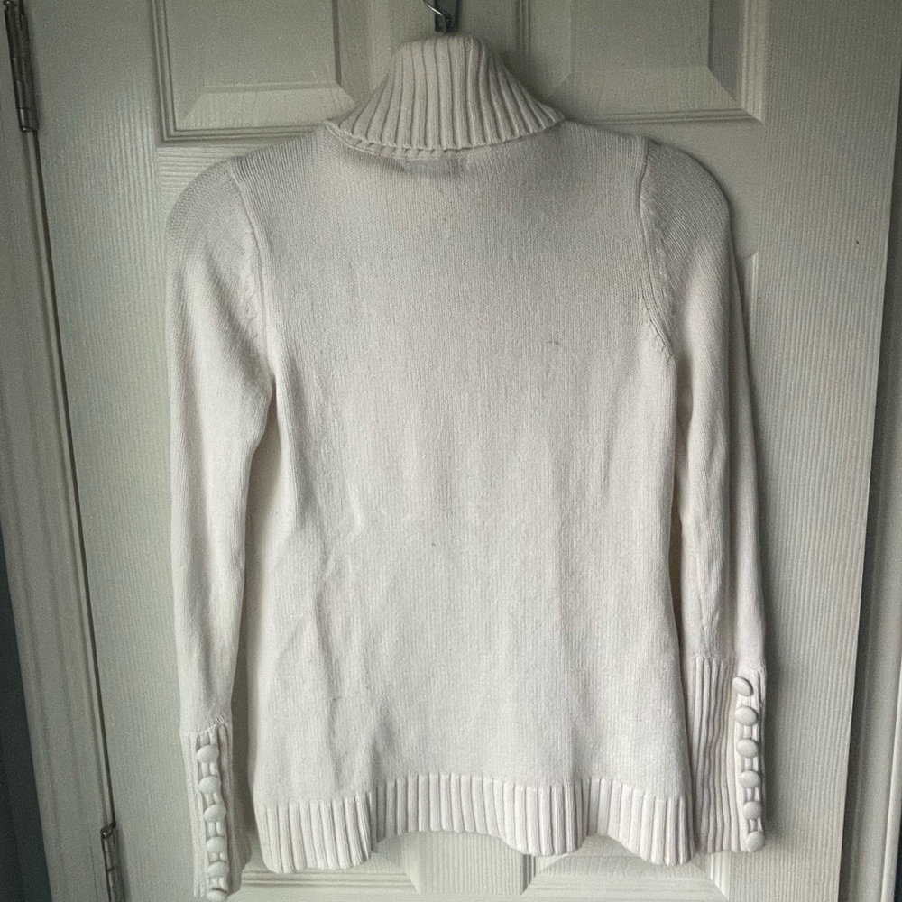 Banana Republic size S. Cream turtleneck sweater